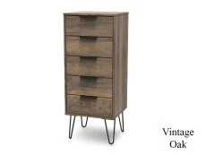 Welcome Welcome Hong Kong 5 Drawer Tall Narrow Chest of Drawers (Assembled)