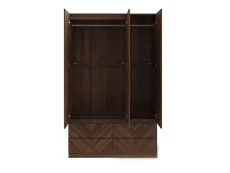 GFW Catania Royal Walnut 4 Piece Bedroom Furniture Set