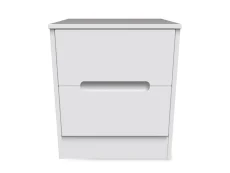 Welcome Monaco 2 Drawer Small Bedside Table (Assembled)
