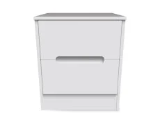 Welcome Monaco 2 Drawer Small Bedside Table (Assembled)