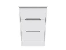 Welcome Welcome Monaco 3 Drawer Bedside Table (Assembled)