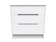 Welcome Monaco 3 Drawer Deep Chest of Drawers (Assembled)