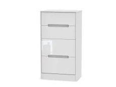 Welcome Welcome Monaco Gloss 4 Drawer Deep Midi Chest of Drawers (Assembled)