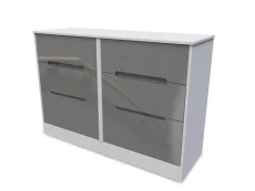 Welcome Welcome Monaco Gloss 6 Drawer Midi Chest of Drawers  (Assembled)