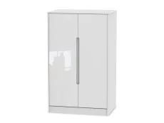 Welcome Welcome Monaco Gloss Childrens Small 2 Door Wardrobe (Assembled)