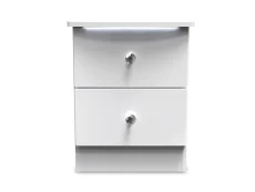 Welcome Welcome Lumiere 2 Drawer Small Bedside Table (Assembled)