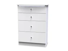 Welcome Welcome Lumiere 4 Drawer Deep Chest of Drawers (Assembled)