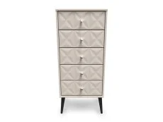 Welcome Welcome Pixel 5 Drawer Tall Narrow Chest of Drawers (Assembled)