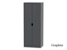 Welcome Welcome Shanghai 2 Door Tall Double Wardrobe (Assembled)