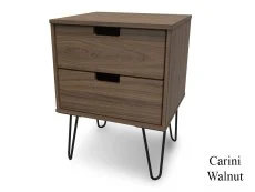 Welcome Welcome Shanghai 2 Drawer Bedside Table (Assembled)