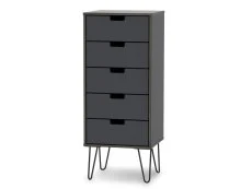 Welcome Welcome Shanghai 5 Drawer Tall Narrow Chest of Drawers (Assembled)