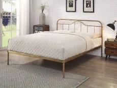 Flintshire Furniture Clearance - Flintshire Oakenholt 5ft King Size Antique Bronze Metal Bed Frame