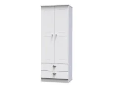 Welcome Victoria 2 Door 2 Drawer Tall Double Wardrobe (Assembled)