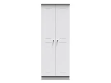 Welcome Welcome Victoria 2 Door Tall Double Hanging Wardrobe (Assembled)