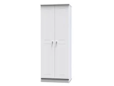 Welcome Welcome Victoria 2 Door Tall Double Hanging Wardrobe (Assembled)