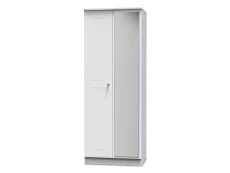 Welcome Welcome Victoria 2 Door Tall Mirrored Double Wardrobe (Assembled)
