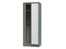 Welcome Welcome Victoria 2 Door Tall Mirrored Double Wardrobe (Assembled)