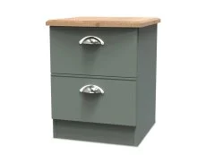 Welcome Welcome Victoria 2 Drawer Small Bedside Table (Assembled)