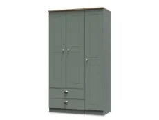 Welcome Welcome Victoria 3 Door 2 Drawer Triple Wardrobe (Assembled)