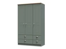 Welcome Welcome Victoria 3 Door 4 Drawer Tall Triple Wardrobe (Assembled)