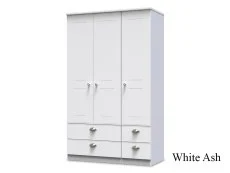 Welcome Welcome Victoria 3 Door 4 Drawer Triple Wardrobe (Assembled)