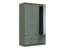 Welcome Welcome Victoria 3 Door 4 Drawer Triple Wardrobe (Assembled)