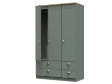 Welcome Welcome Victoria 3 Door 4 Drawer Triple Wardrobe (Assembled)