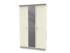 Welcome Welcome Victoria 3 Door Mirrored Triple Wardrobe (Assembled)