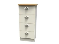 Welcome Welcome Victoria 4 Drawer Narrow Chest of Drawers (Assembled)