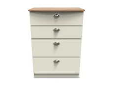 Welcome Victoria 4 Drawer Deep Chest of Drawers (Assembled)