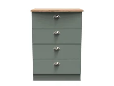 Welcome Welcome Victoria 4 Drawer Midi Chest of Drawers (Assembled)