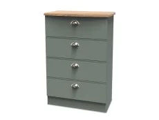 Welcome Welcome Victoria 4 Drawer Midi Chest of Drawers (Assembled)