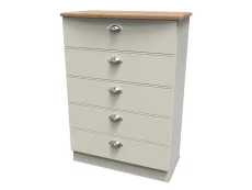 Welcome Welcome Victoria 5 Drawer Chest of Drawers (Assembled)