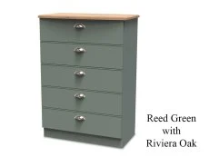 Welcome Welcome Victoria 5 Drawer Chest of Drawers (Assembled)