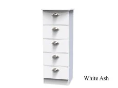 Welcome Welcome Victoria 5 Drawer Tall Narrow Chest of Drawers (Assembled)