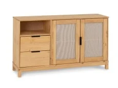 Seconique Seconique Corona Rattan and Pine 2 Door 2 Drawer Sideboard