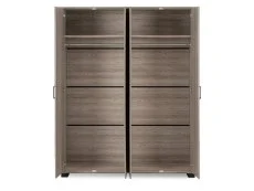 Seconique Seconique Oliver Light Oak 4 Door Wardrobe