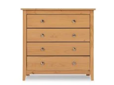 Seconique Seconique Oslo Antique Pine 4 Drawer Chest of Drawers