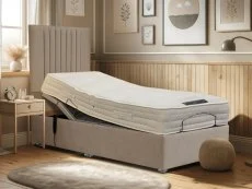 ASC ASC Contour Natural Bliss Pocket 1000 Electric Adjustable 2ft6 Small Single Bed