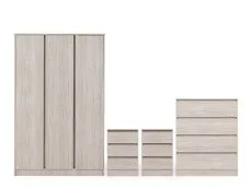 Seconique Seconique Malvern Urban Snow 4 Piece Large Bedroom Furniture Package