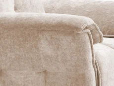 Seconique Amalfi Champagne Fabric Arm Chair