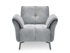 Seconique Seconique Amalfi Grey Fabric Arm Chair