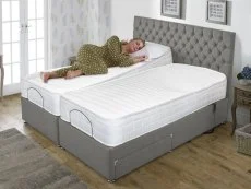 Flexisleep Flexisleep Backcare and Memory Extra Firm Dual Tension Electric Adjustable 5ft King Size Bed (2 x 2ft6)