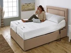 Flexisleep Flexisleep Leyburn Pocket and Gel Pocket 1000 Dual Tension Electric Adjustable 6ft Super King Size Bed (2 x 3ft)