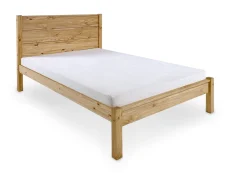 Seconique Barton 5ft King Size Waxed Pine Wooden Bed Frame