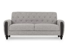 Seconique Seconique Chester Grey Fabric 3 Seater + 2 Seater Sofa Set