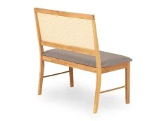 Seconique Seconique Ellis Oak and Rattan Dining Bench