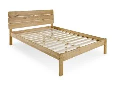 Seconique Seconique Ronan Waxed Pine Wooden Bed Frame