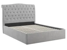 Limelight  Limelight Rosa 4ft6 Double Light Grey Fabric Ottoman Bed Frame