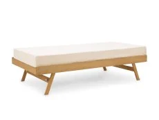 GFW GFW Madrid Oak Wooden Day Bed with Guest Bed Frame